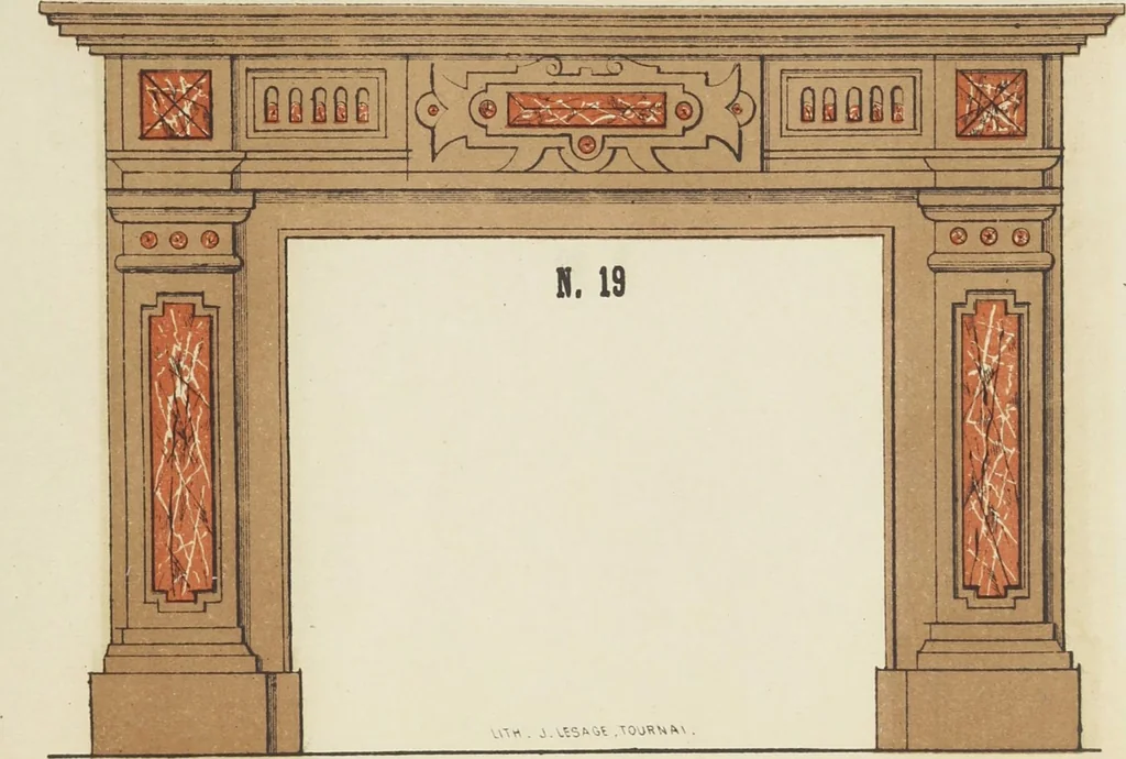 An illustration from Album de cheminées, 1910, leaf 21