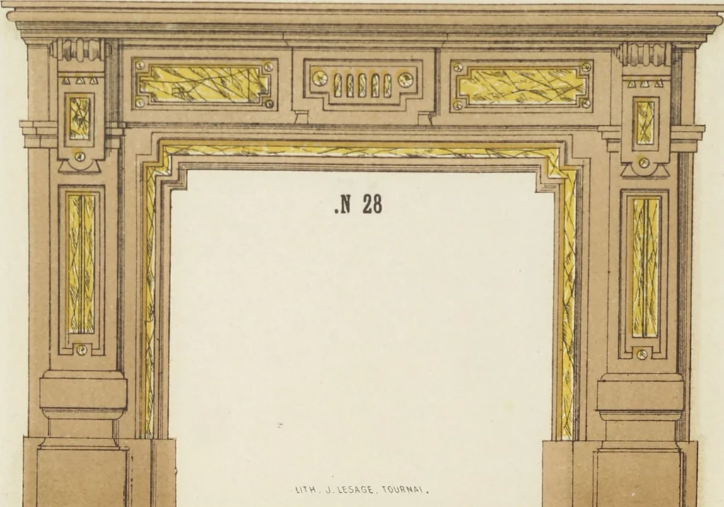 An illustration from Album de cheminées, 1910, leaf 30