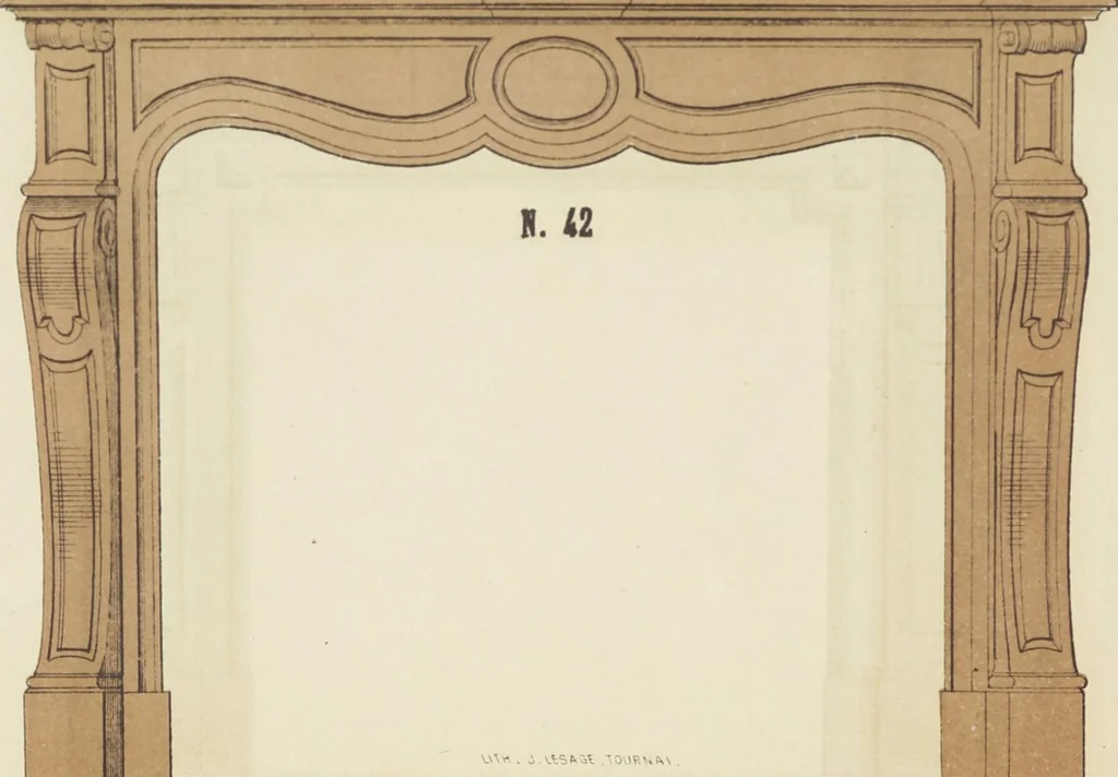 An illustration from Album de cheminées, 1910, leaf 44