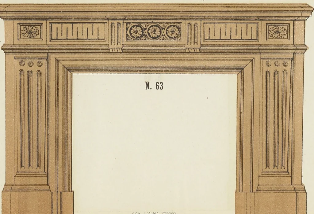 An illustration from Album de cheminées, 1910, leaf 65