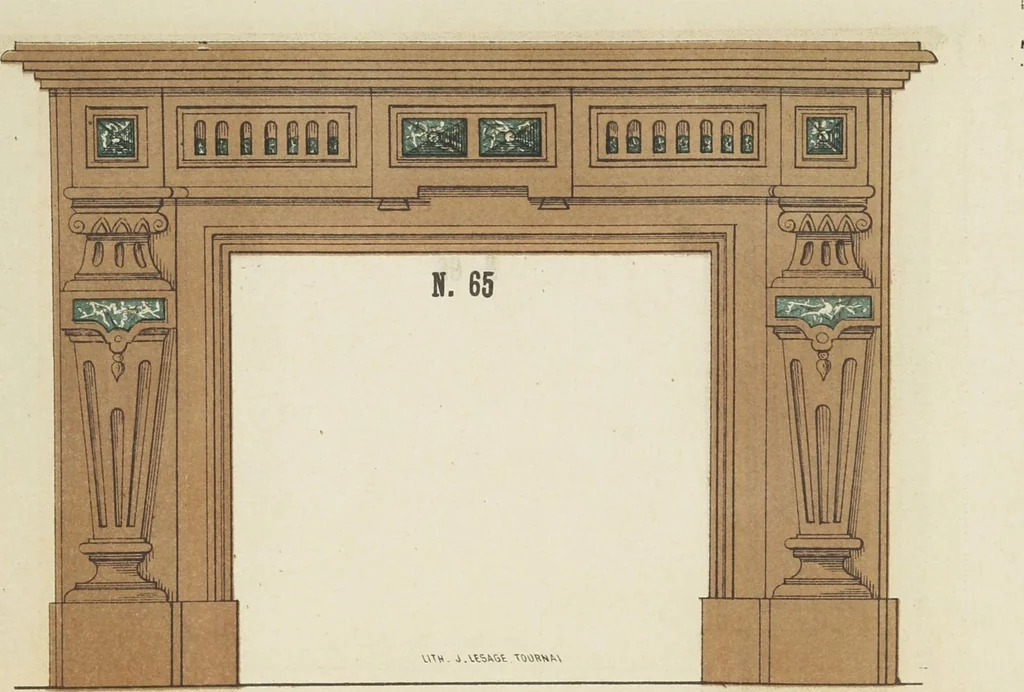 An illustration from Album de cheminées, 1910, leaf 67