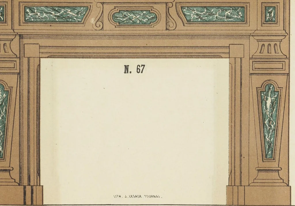 An illustration from Album de cheminées, 1910, leaf 69