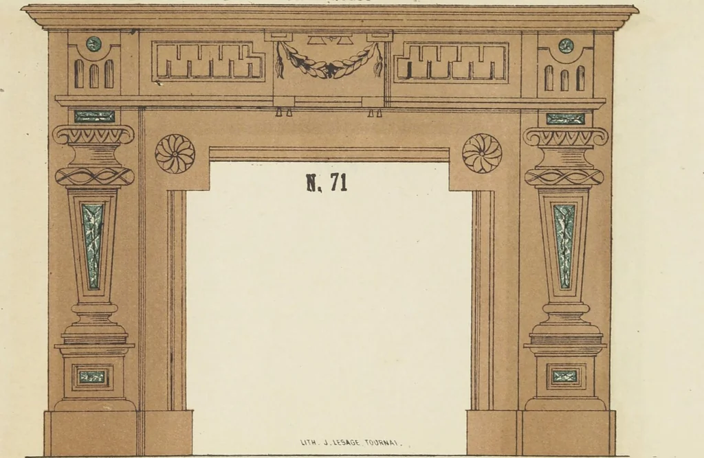 An illustration from Album de cheminées, 1910, leaf 73