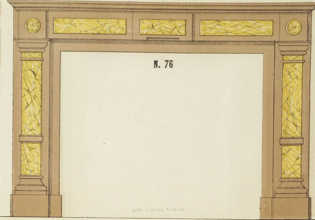 An illustration from Album de cheminées, 1910, leaf 78