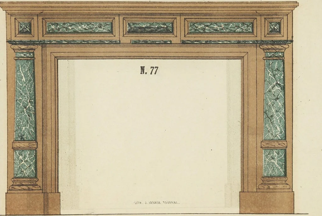 An illustration from Album de cheminées, 1910, leaf 79