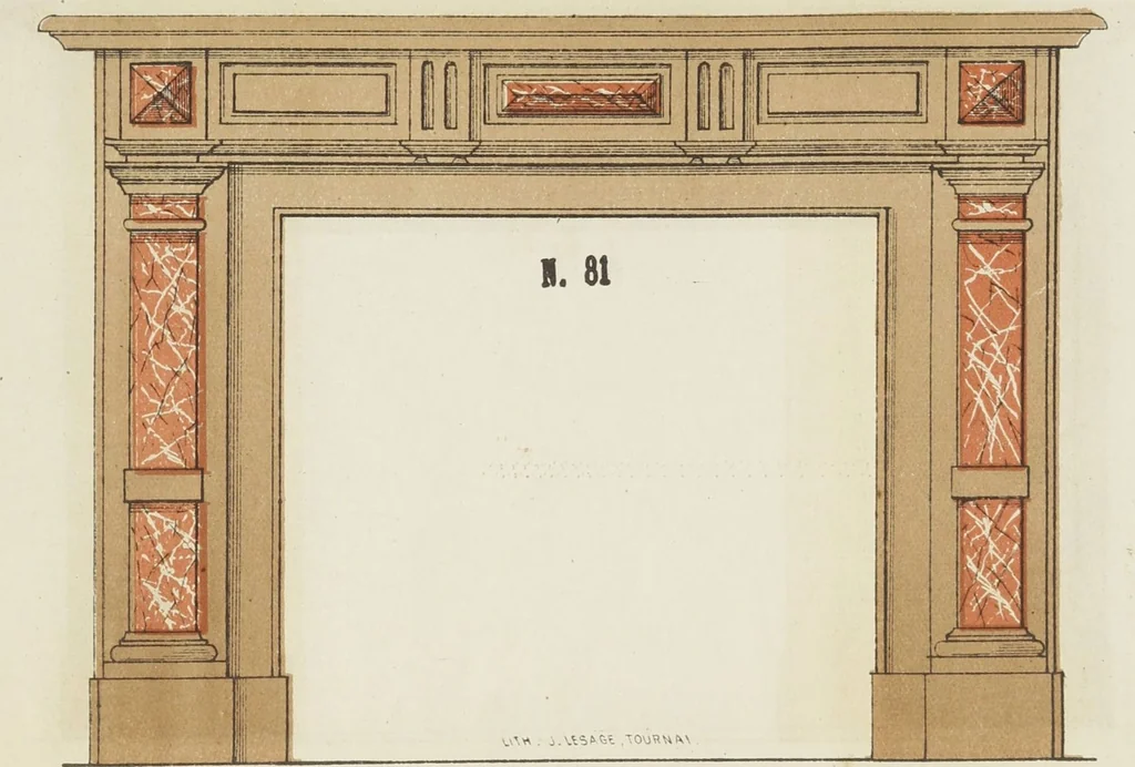 An illustration from Album de cheminées, 1910, leaf 83