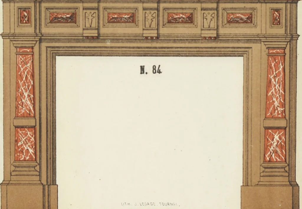 An illustration from Album de cheminées, 1910, leaf 86