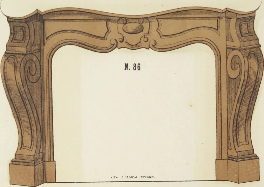An illustration from Album de cheminées, 1910, leaf 88
