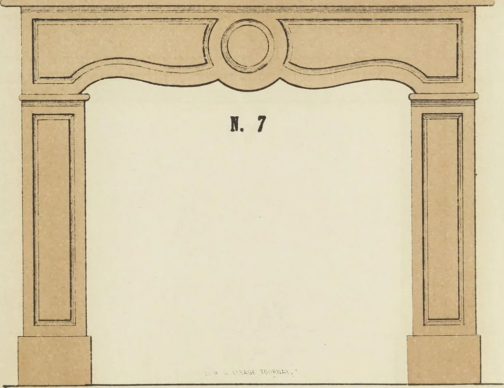 An illustration from Album de cheminées, 1910, leaf 9