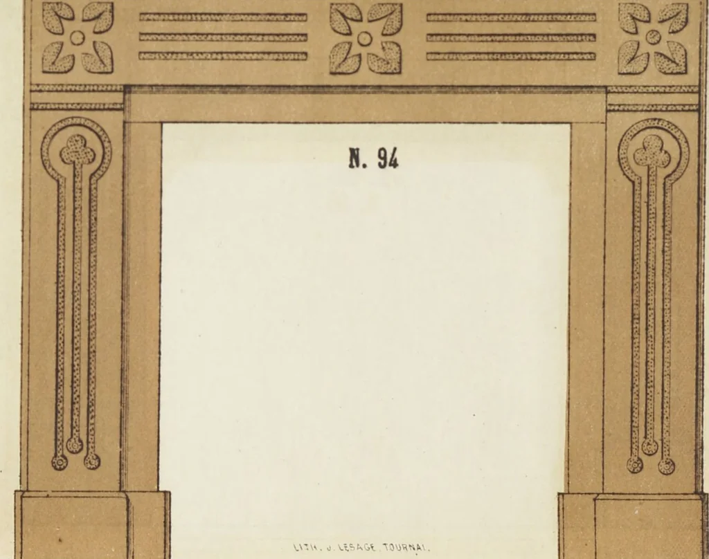 An illustration from Album de cheminées, 1910, leaf 96