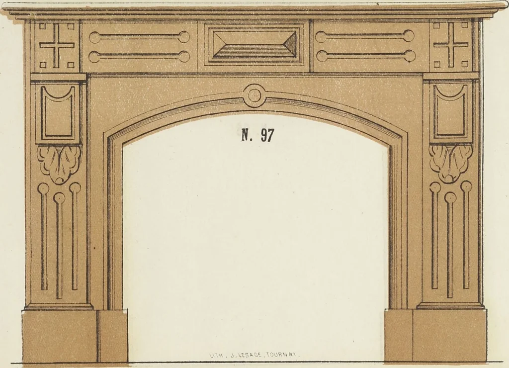 An illustration from Album de cheminées, 1910, leaf 99