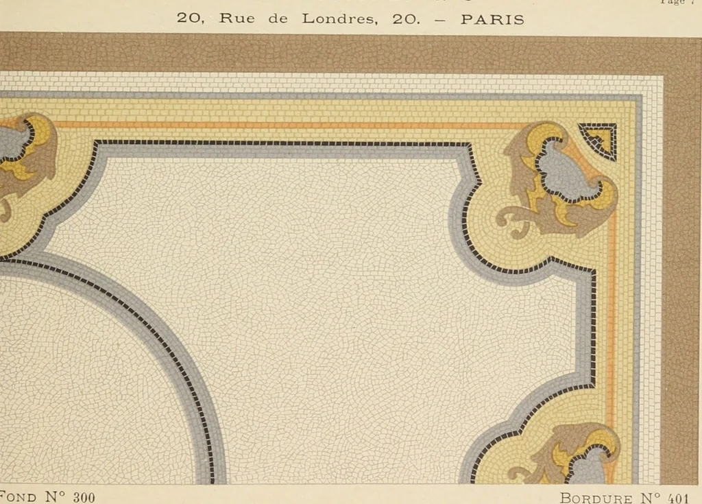 An illustration from Mosaïques vénitiennes et romaines : mosaïques d'ors et d'émaux, 1901, leaf 17