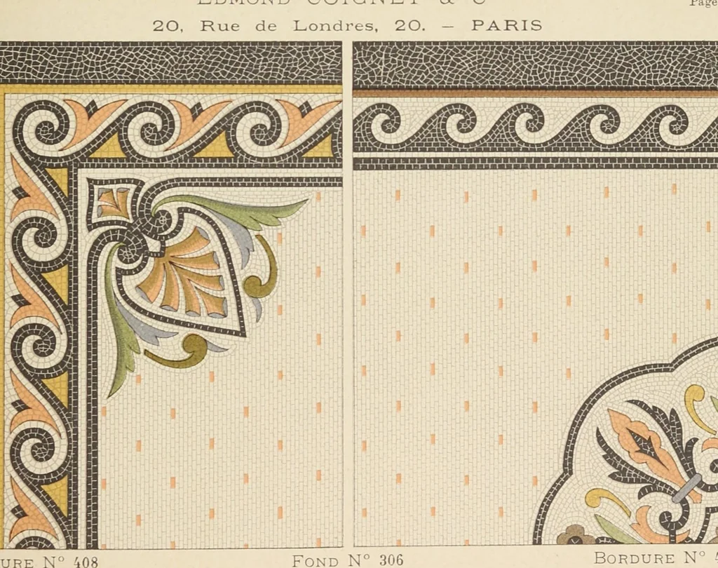 An illustration from Mosaïques vénitiennes et romaines : mosaïques d'ors et d'émaux, 1901, leaf 19