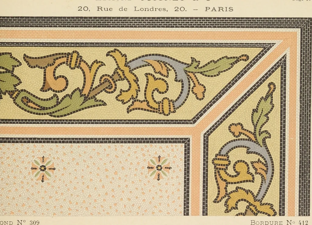 An illustration from Mosaïques vénitiennes et romaines : mosaïques d'ors et d'émaux, 1901, leaf 23