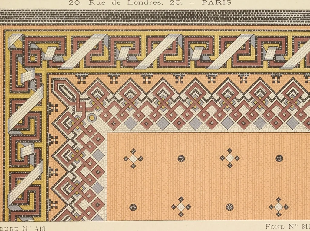 An illustration from Mosaïques vénitiennes et romaines : mosaïques d'ors et d'émaux, 1901, leaf 25