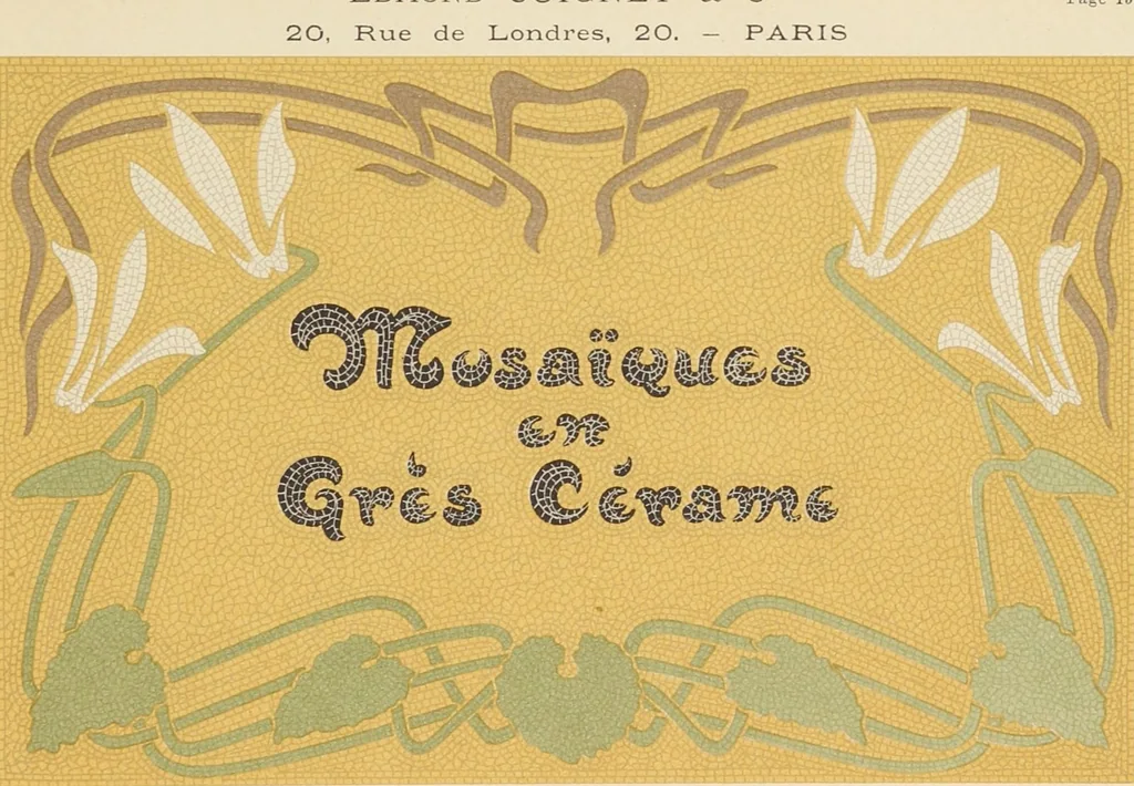 An illustration from Mosaïques vénitiennes et romaines : mosaïques d'ors et d'émaux, 1901, leaf 33