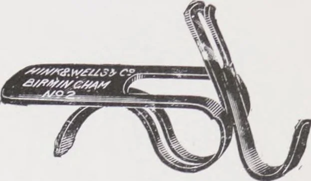 An illustration from Illustrated catalogue / Hinks, Wells & Co., manufacturers of steel & metal pens, penholders, letter clips, ticket hooks, shelf suspenders, drawing pins, stationers' sundries, etc, 1911, leaf 76