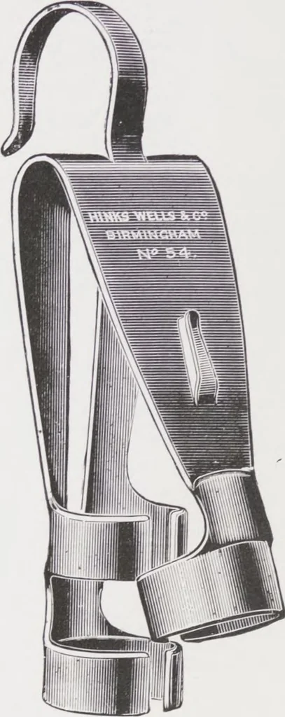 An illustration from Illustrated catalogue / Hinks, Wells & Co., manufacturers of steel & metal pens, penholders, letter clips, ticket hooks, shelf suspenders, drawing pins, stationers' sundries, etc, 1911, leaf 80