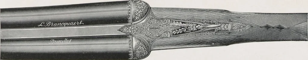 An illustration from L. Brancquaert : Manufacture d'Armes de Luxe = Fabbrica d'Armi di Lusso, 1904, leaf 13