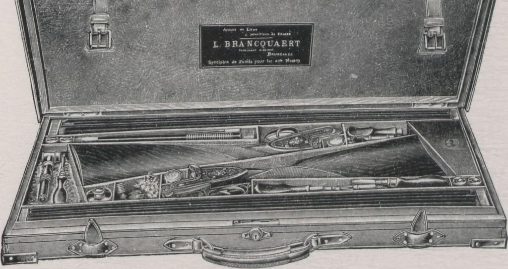 An illustration from L. Brancquaert : Manufacture d'Armes de Luxe = Fabbrica d'Armi di Lusso, 1904, leaf 45