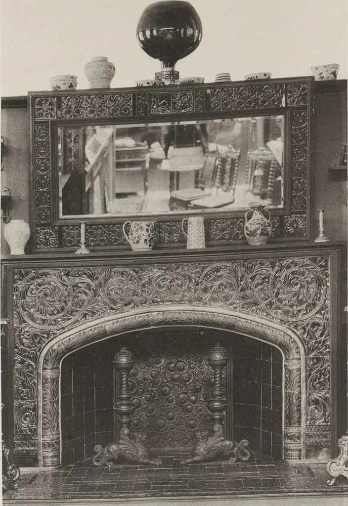 An illustration from Illustrated catalogue of art tiles made by J.G. and J.F. Low, Chelsea, Mass., U.S.A, 1884, leaf 2