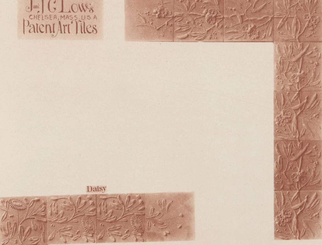An illustration from Illustrated catalogue of art tiles made by J.G. and J.F. Low, Chelsea, Mass., U.S.A, 1884, leaf 25