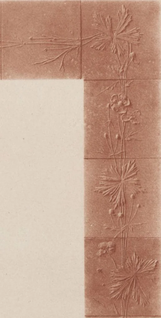 An illustration from Illustrated catalogue of art tiles made by J.G. and J.F. Low, Chelsea, Mass., U.S.A, 1884, leaf 25