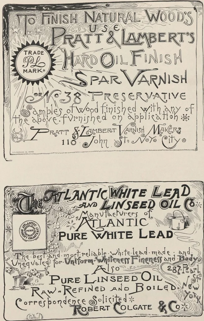 An illustration from Illustrated catalogue of art tiles made by J.G. and J.F. Low, Chelsea, Mass., U.S.A, 1884, leaf 69