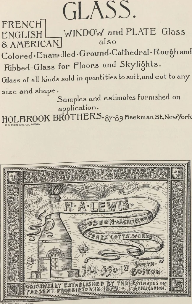 An illustration from Illustrated catalogue of art tiles made by J.G. and J.F. Low, Chelsea, Mass., U.S.A, 1884, leaf 73