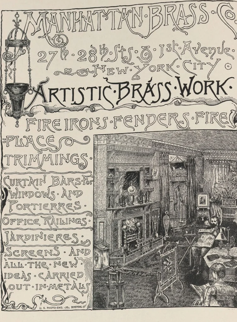 An illustration from Illustrated catalogue of art tiles made by J.G. and J.F. Low, Chelsea, Mass., U.S.A, 1884, leaf 76