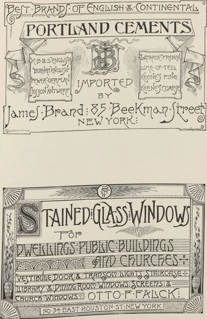 An illustration from Illustrated catalogue of art tiles made by J.G. and J.F. Low, Chelsea, Mass., U.S.A, 1884, leaf 83