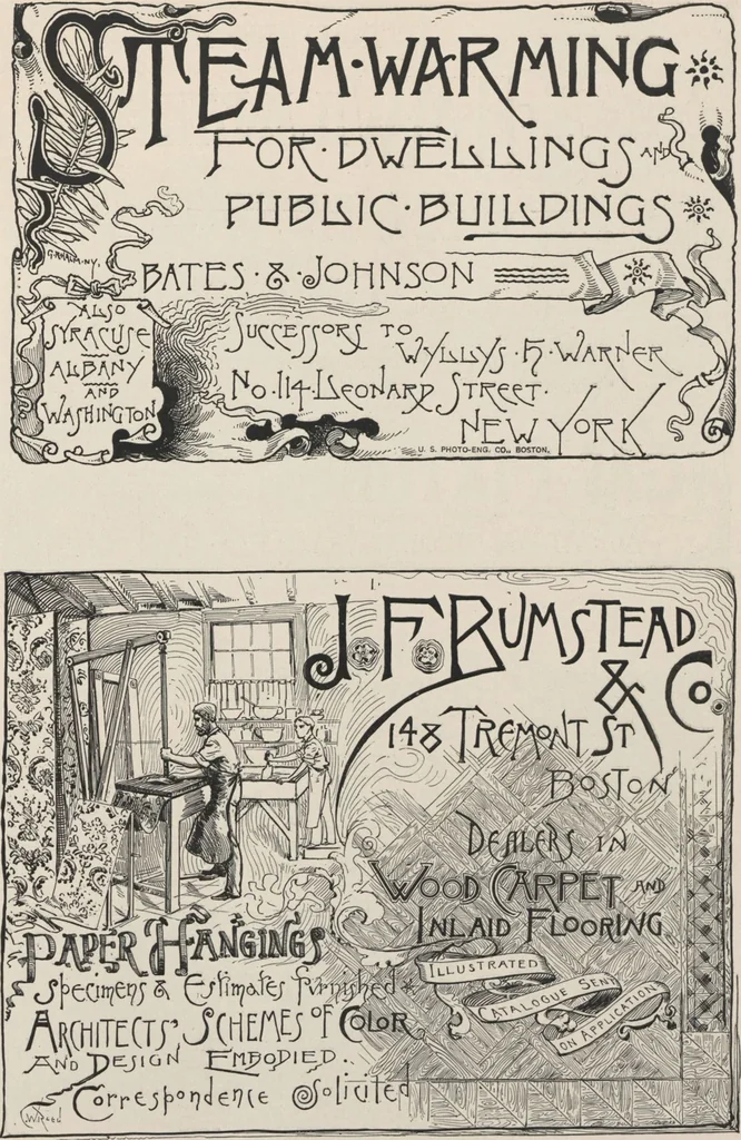 An illustration from Illustrated catalogue of art tiles made by J.G. and J.F. Low, Chelsea, Mass., U.S.A, 1884, leaf 99