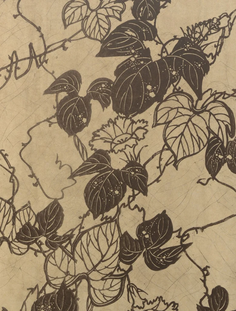 An illustration from Motifs décoratifs tirés des pochoirs japonais / par Th. Lambert, 1909, leaf 30