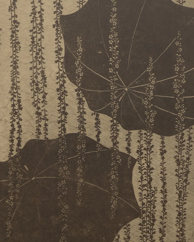 An illustration from Motifs décoratifs tirés des pochoirs japonais / par Th. Lambert, 1909, leaf 51