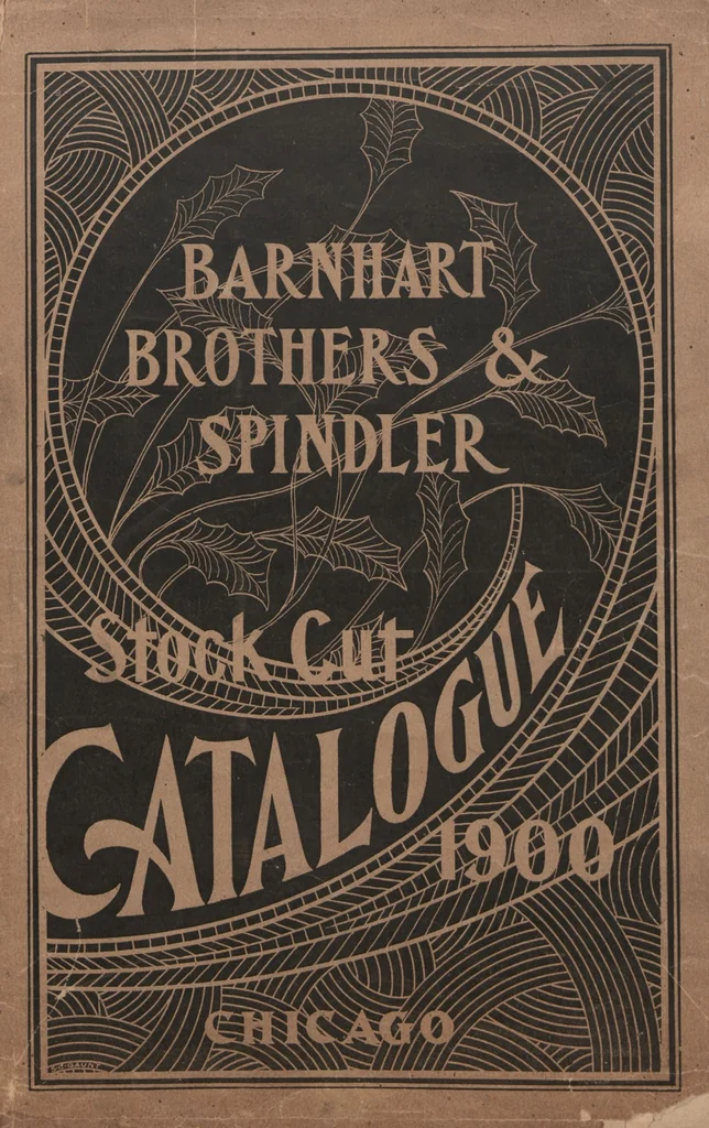 An illustration from Specimens of electrotype cuts, issued by Barnhart Bros. & Spindler, 1900, leaf 1