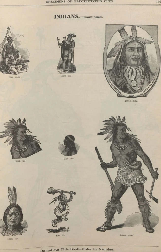 An illustration from Specimens of electrotype cuts, issued by Barnhart Bros. & Spindler, 1900, leaf 113