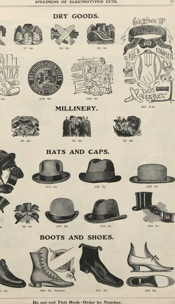 An illustration from Specimens of electrotype cuts, issued by Barnhart Bros. & Spindler, 1900, leaf 29