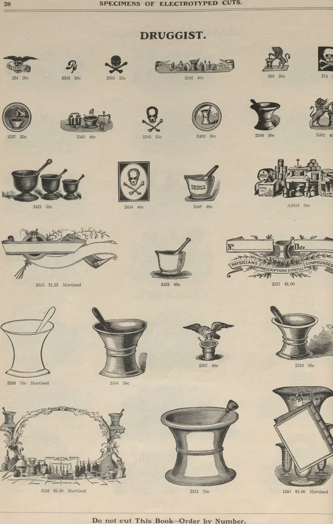 An illustration from Specimens of electrotype cuts, issued by Barnhart Bros. & Spindler, 1900, leaf 34