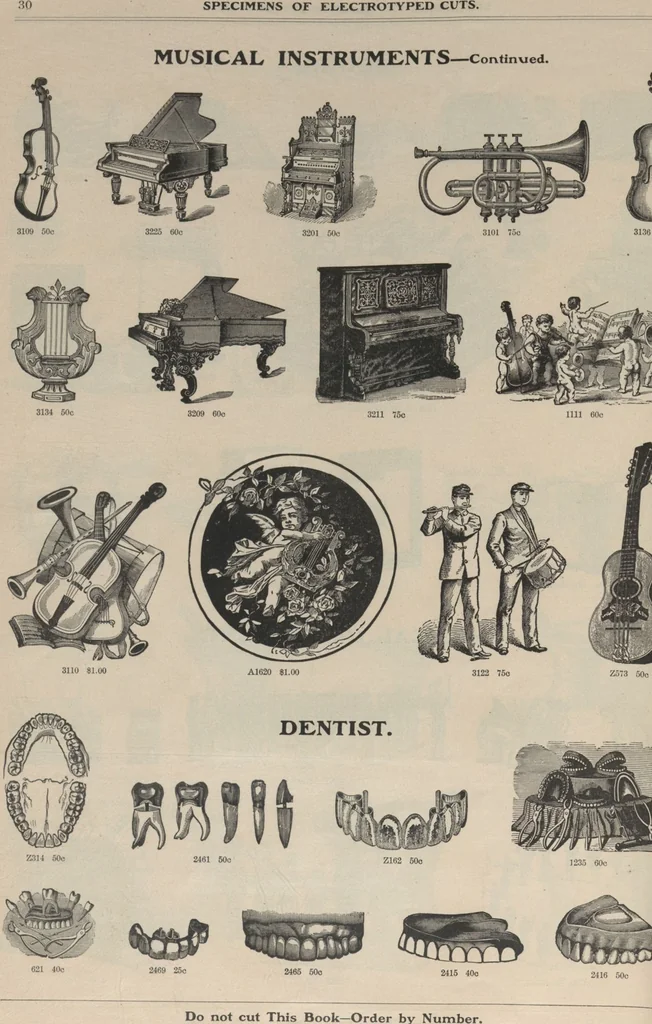 An illustration from Specimens of electrotype cuts, issued by Barnhart Bros. & Spindler, 1900, leaf 36