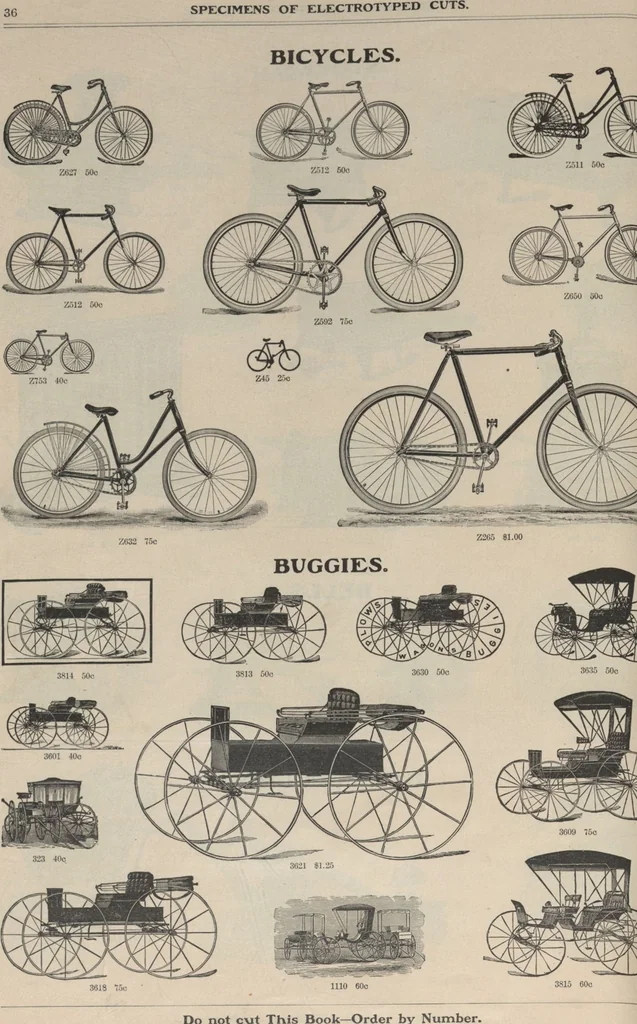An illustration from Specimens of electrotype cuts, issued by Barnhart Bros. & Spindler, 1900, leaf 42
