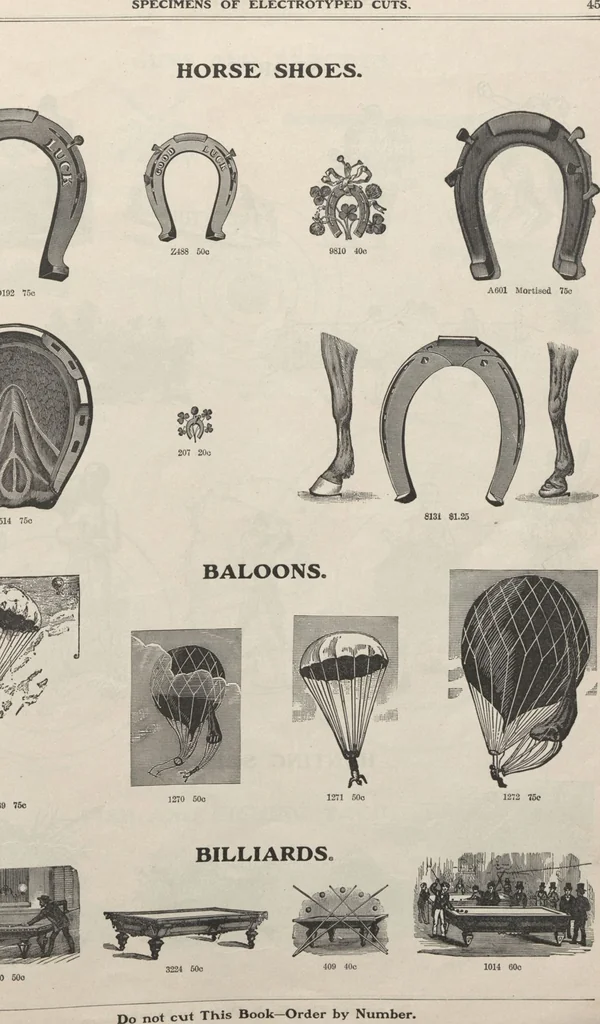 An illustration from Specimens of electrotype cuts, issued by Barnhart Bros. & Spindler, 1900, leaf 51