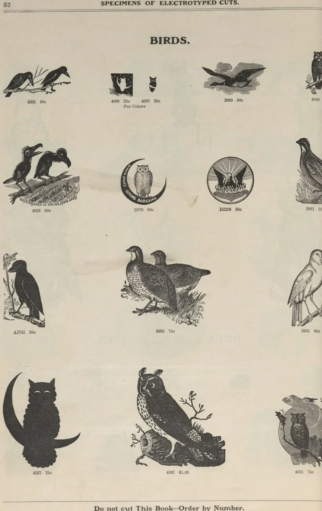 An illustration from Specimens of electrotype cuts, issued by Barnhart Bros. & Spindler, 1900, leaf 58