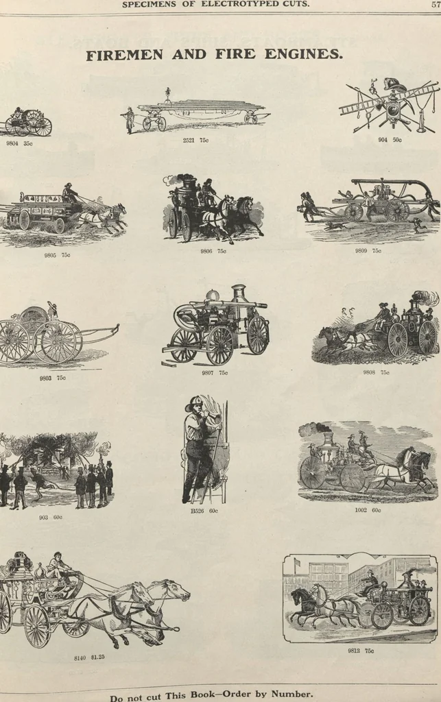 An illustration from Specimens of electrotype cuts, issued by Barnhart Bros. & Spindler, 1900, leaf 63