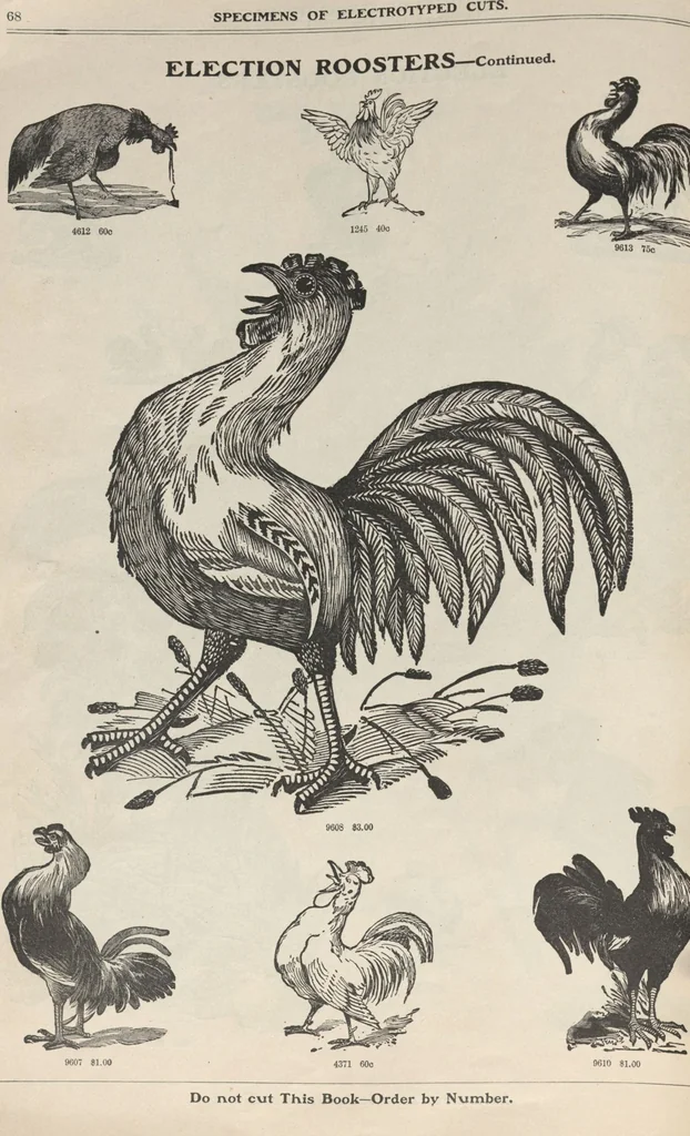 An illustration from Specimens of electrotype cuts, issued by Barnhart Bros. & Spindler, 1900, leaf 74