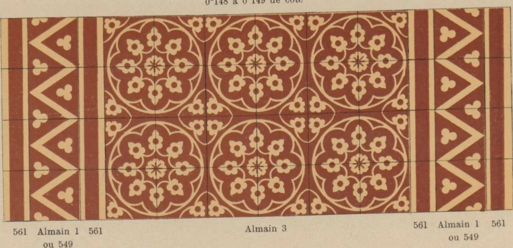 An illustration from Carrelages céramiques vitrifiés, leaf 18