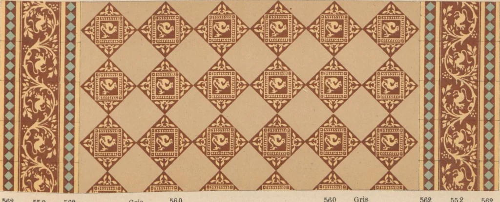 An illustration from Carrelages céramiques vitrifiés, leaf 21