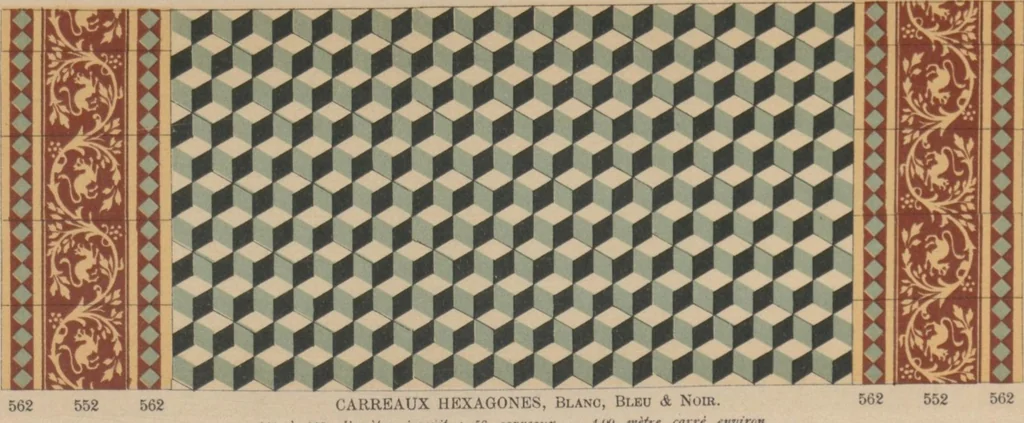 An illustration from Carrelages céramiques vitrifiés, leaf 28