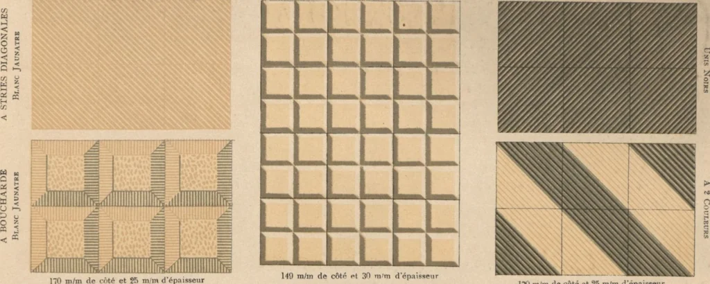 An illustration from Carrelages céramiques vitrifiés, leaf 3