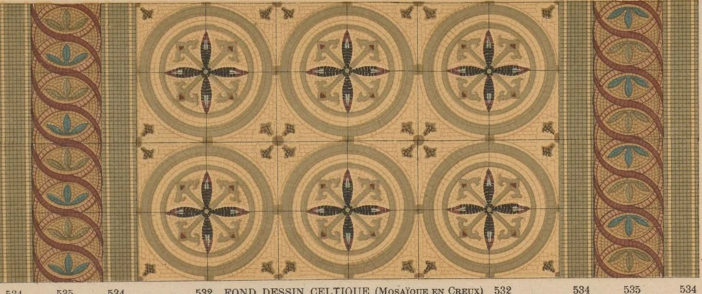An illustration from Carrelages céramiques vitrifiés, leaf 60