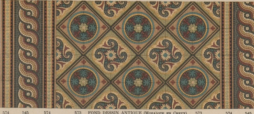 An illustration from Carrelages céramiques vitrifiés, leaf 66
